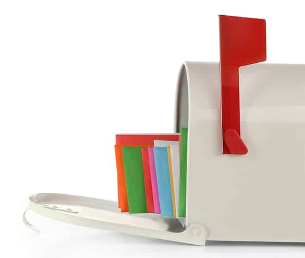 An image of an official letter arriving in a mailbox, symbolizing the notification process for LIHEAP application results.