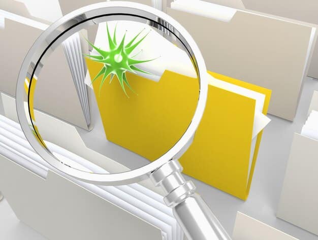 A graphic illustrating a magnifying glass over a contract document, emphasizing the importance of reading the fine print before agreeing to service terms.