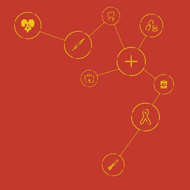 A stylized infographic showing various proposed healthcare provisions interconnected, with arrows pointing to 'Affordability', 'Access', and 'Quality' icons.