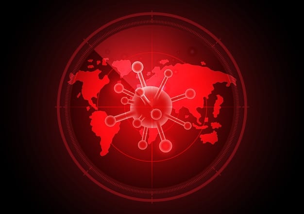 A world map highlighting the critical infrastructure sectors most frequently targeted in cyber attacks. Red markers are placed over countries, each linked to an icon representing the sector being attacked, such as energy, water, transportation, and healthcare. A callout emphasizes: 'Alert: Critical Infrastructure Cybersecurity Threats Increase by 15% in Last 3 Months'.