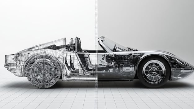 A split image showing two contrasting scenes: On one side, a modern automobile assembly line halted due to lack of parts. On the other side, a pharmacy shelf almost empty, with a few scattered boxes of medicine. The image visually represents the industry-specific vulnerabilities related to 'National Alert: Experts Warn of Potential Disruptions to Supply Chains in the Coming Months'.