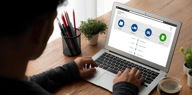 Someone actively using LinkedIn on a laptop, showcasing profile optimization and engagement with connections. This illustrates the digital networking component of 'The Ultimate Guide to Building a Professional Network That Lands You a Job in 2025', emphasizing the importance of online presence.