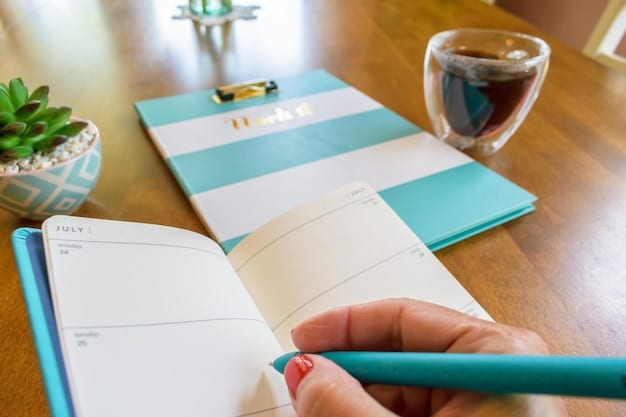 A close-up shot of a meticulously organized planner with notes, highlighting key attendees and discussion points for an upcoming networking event. The image emphasizes the importance of pre-event preparation for Networking Events: How to Make Meaningful Connections and Expand Your Reach.