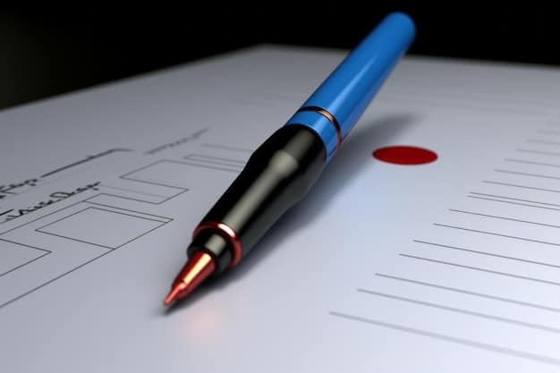 A close-up of an application form for a government assistance program, with a pen hovering over the eligibility section. The image symbolizes the detailed process of determining eligibility and encourages viewers to understand the criteria for programs like Are You Eligible? New Expansions to US Government Assistance Programs in 2025.