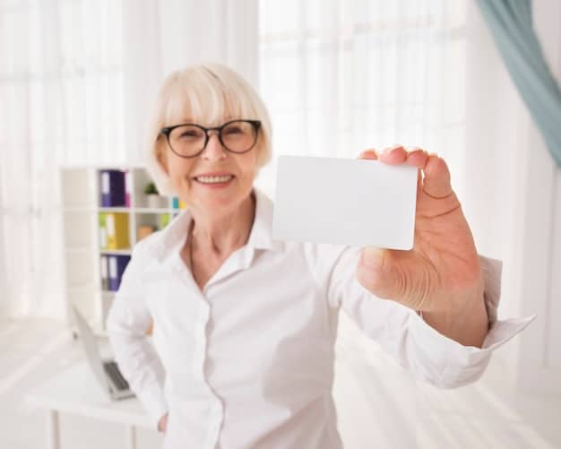 A senior citizen smiling while holding their Medicare card, with a doctor in the background. This image highlights the benefits of Medicare and its components and the assistance provided in How to Get Help Paying for Healthcare in the US: Government Benefits Options.