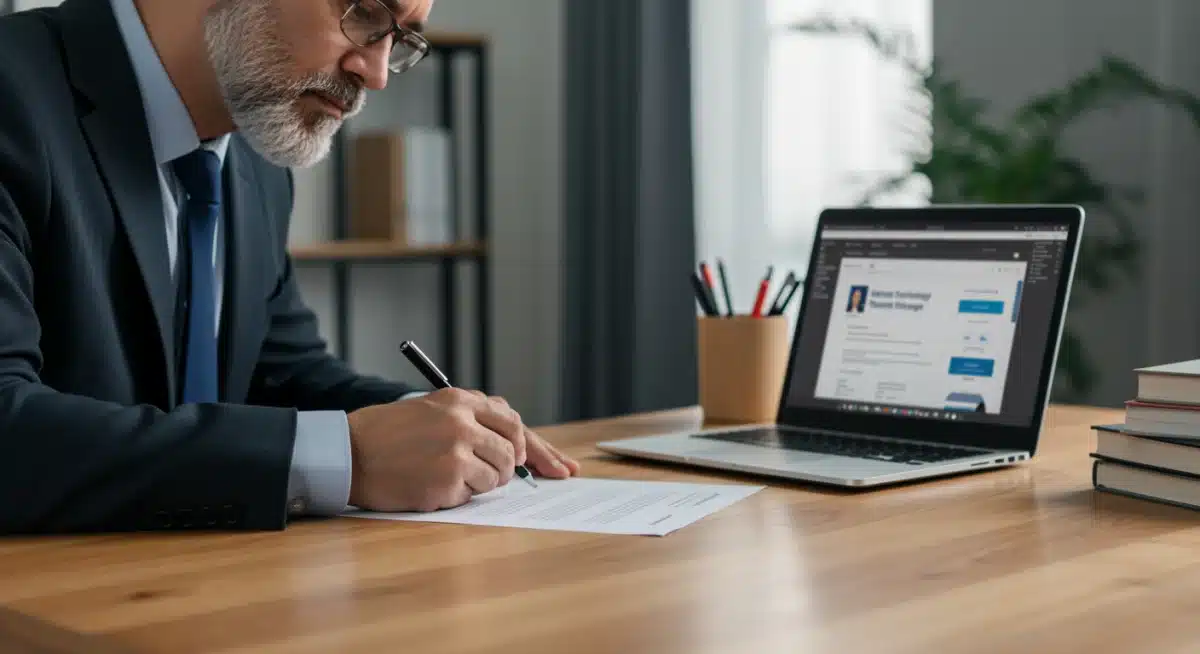 Person crafting a personalized direct outreach email for job application