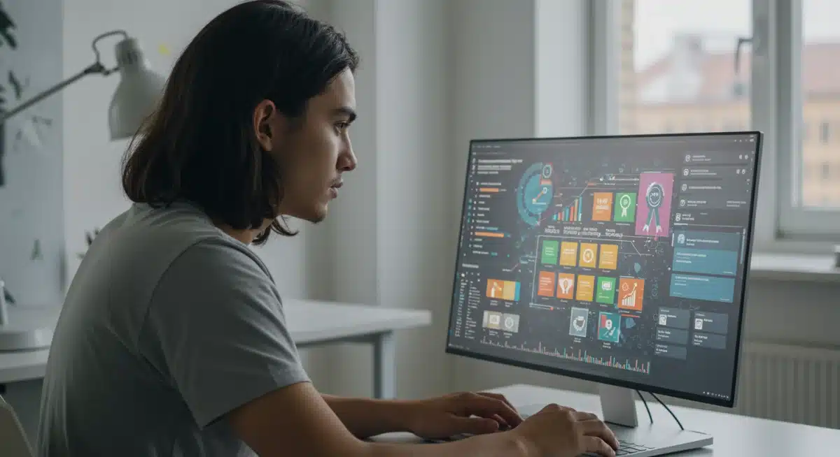 Individual focusing on skill development pathways for future career growth.