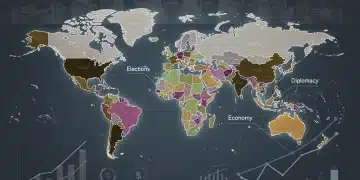 World map highlighting countries with upcoming elections impacting US foreign policy.