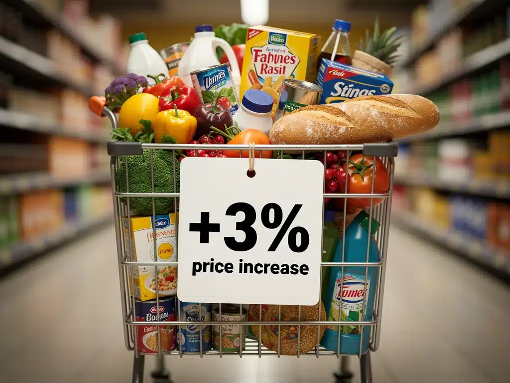 Impact of supply chain disruptions on U.S. grocery prices