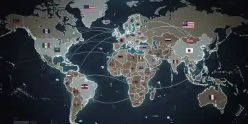 Global map showing NATO alliance with US commitments 2026