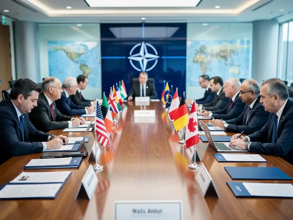 Diplomats at NATO summit discussing future strategies