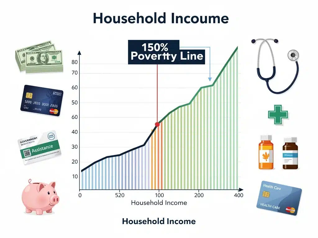 Understanding the 150% poverty line threshold